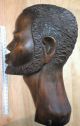 Antique Carved Wooden Bust From 1960s Africa Other photo 1