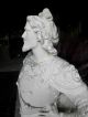 Antique Cavalier Metal Statue Family Heirloom Museum Quality Almost 3 ' Tall Metalware photo 3
