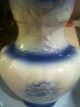 Vintage Large Blue & White Pitcher Bowl Wash Stand. . Pitchers photo 4