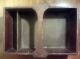 Antique Primitive Hand - Built Wooden Carry Box - Shabby Rustic W/ Dramatic Handle Primitives photo 5