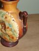 Antique Porcelain Pottery Bisque Lady Spill Vase Signed Mw Other photo 4