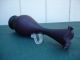 This Awesome,  Dark Purple Vase Comes With A White Frosted Handle. Vases photo 1