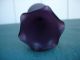 This Awesome,  Dark Purple Vase Comes With A White Frosted Handle. Vases photo 2