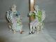 Set Of Bisque Figurines,  Man Playing Flute,  Entertaining The Woman. Figurines photo 1
