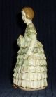 Antique Victorian Lady Gone With The Wind Old Southern Bell Chalkware Figurine Figurines photo 1