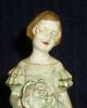 Antique Victorian Lady Gone With The Wind Old Southern Bell Chalkware Figurine Figurines photo 4