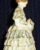 Antique Victorian Lady Gone With The Wind Old Southern Bell Chalkware Figurine Figurines photo 6