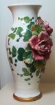 Antique Hand Made & Painted Ceramic Vase,  Made In Italy Vases photo 6