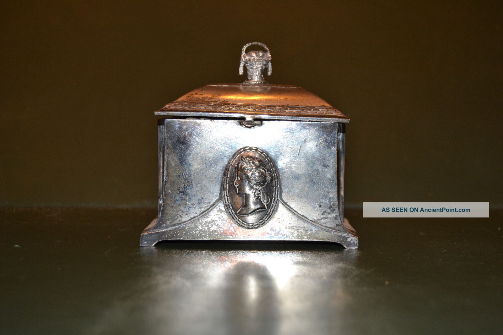 Wmf Art Nouveau Box Metalware photo