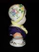 Antique German Porcelain Sitzendorf Dresden Lady Bust Figurine Figure Figurines photo 3
