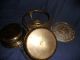 Antique Brass Chaffing Dish Metalware photo 1