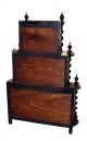 American Miniature Rosewood What - Not With Mirrored Back,  C.  1840 - 60 Other photo 9