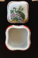 Porcelain Lidded Box With Bird Made For Bamburgers Boxes photo 1
