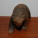 Vintage Folk Art Carved Grizzly Or Golden Bear Wood Sculpture 1930s Carved Figures photo 10