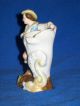 Anitque German Or French Porcelain Peasant Man Figural Match Holder Figurine Figurines photo 6