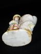 Anitque German Or French Porcelain Peasant Man Figural Match Holder Figurine Figurines photo 7