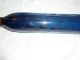 Antique Cobalt Blue Hand Blown Glass Rolling Pin From England Other photo 3