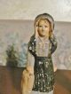Antique Man & Woman Cast Iron Figurine Set: Preacher & Wife W/ Paint Metalware photo 7
