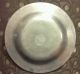 Vintage Huikee Swatow Pewter Small Plate Metalware photo 5