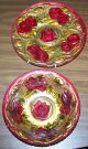 Antique Goofus Glass 7 Piece Lot Bowls photo 2