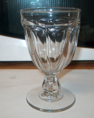 6 Early Antique Stemware Glass Glasses Goblets Mold Blown Pontil Excellent photo