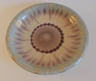 18th Century Creamware With Whieldon Type Glaze.  Sunflower Plate / Dish photo