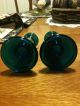 Pair Of Vintage Blue Glass Vases Vases photo 3