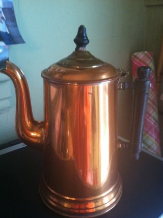 Vintage Copper Coffee Pot photo