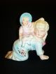 Adorable Antique German Porcelain Bisque Piano Baby Sisters Figurine Figure Figurines photo 1