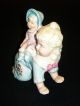 Adorable Antique German Porcelain Bisque Piano Baby Sisters Figurine Figure Figurines photo 2
