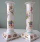 Antique Reproduction English 18th Century Pair Of Porcelain Candlesticks: Nr Candlesticks photo 1