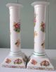 Antique Reproduction English 18th Century Pair Of Porcelain Candlesticks: Nr Candlesticks photo 2