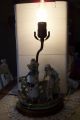 German Made Lamp With Figurines.  Wonderful Lamps photo 5