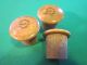 Vintage French Wood Topped Corks (scientific/apothecary?) Set Of 3 Other photo 4