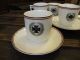 Antique Wwi German Iron Cross 1914 Porcelain 7 Cups & 5 Saucers Cups & Saucers photo 1