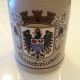 1880 Antique Vintage German Beer Stein Stoneware Pewter Mugs & Tankards photo 6