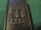 Vintage Castiron Match Holder - For Fireplace Matches - Has Eagle Metalware photo 2