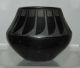 Vintage San Ildefonso Pottery Bowl / Vase Signed Marie & Julian Feather Decor Bowls photo 2