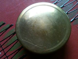 Lowell Sigmund Vintage Brass Trinket Box Art Deco photo
