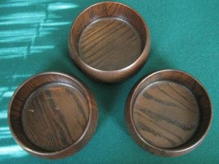 Heirloom Oak By Didware (excellence In Craftsmanship) 3 Bowls photo