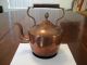 Classic 19thc American Copper Tea Hot Water Kettle Metalware photo 3