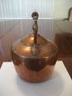 Classic 19thc American Copper Tea Hot Water Kettle Metalware photo 5