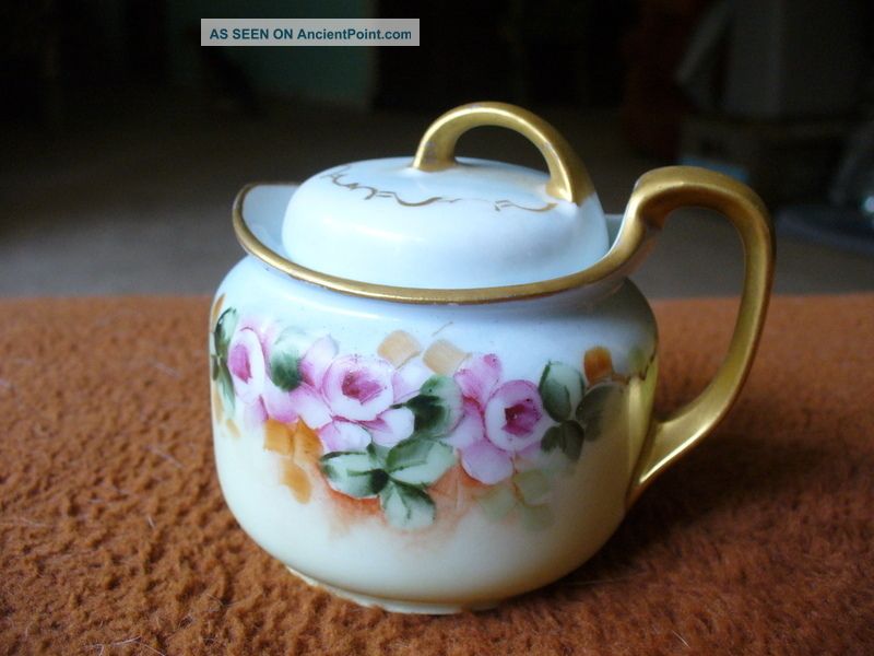 R S Germany 1910 - 1920 Sugar Bowl / Reinhold Schlegalmilch / Perfect Antique Creamers & Sugar Bowls photo