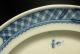 Antique Painted Pearlware Plate Floral Blue White Bourne Plates & Chargers photo 1