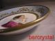 Antique Small Woman Portrait Bowl Dish W/ Brass Metal Ring Around Rim Bowls photo 1