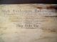 Antique Hercules Powder High Explosives Wooden Crate Check It Out Boxes photo 2