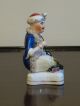 Mid 19th C Staffordshire Pottery Hookah Smoking Turk Figure Figurine Figurines photo 2