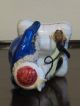 Mid 19th C Staffordshire Pottery Hookah Smoking Turk Figure Figurine Figurines photo 8