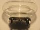 Antique Glass And Brass Footed Candy Dish With Cover Unique Old Other photo 4