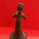1800 Antique Asian Statue Hand Made Lady Playing Flute Must See Figurines photo 2